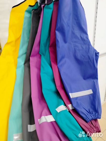 Непромокаемый полукомбинезон/штаны,от 80 до 140 см