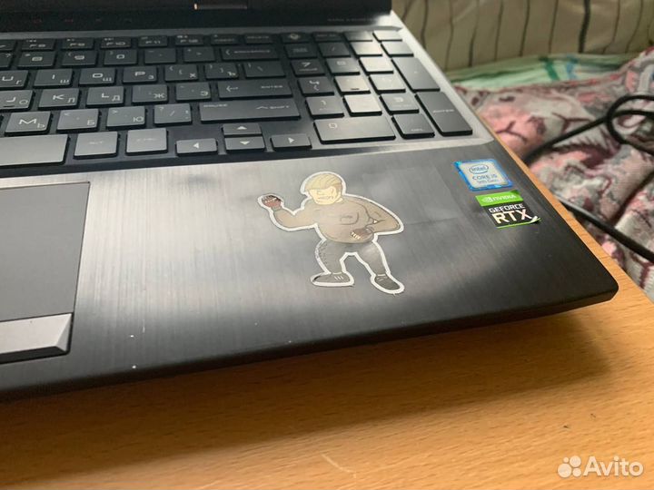 Игровой ноутбук HP rtx 2060 6gb