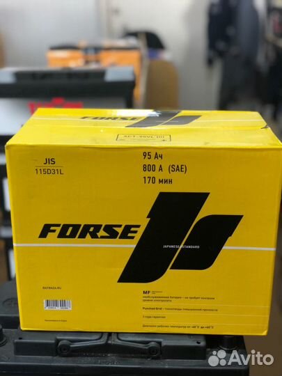Аккумулятор Forse Asia 95 на Инфинити