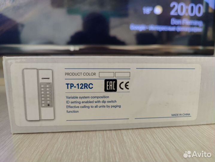 Интерфон Commax TP-12RC