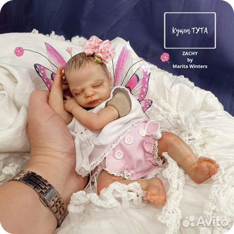 Кукла Реборн Мини реборн Новая Ручная работа 23 см