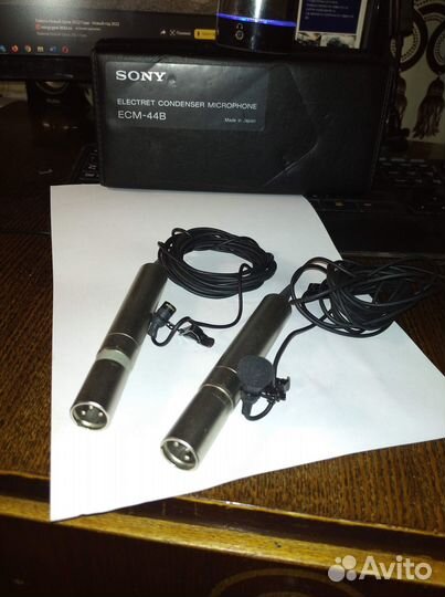 Петличный микрофон sony