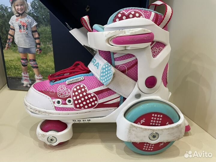 Детские роликовые коньки Hudora 30-33