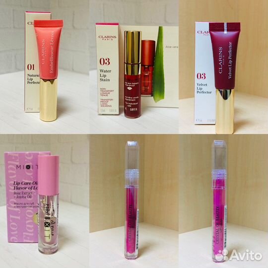 Губные помады, блески, бальзамы