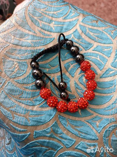 Набор бижутерии, колье, браслет, серьги клипсы