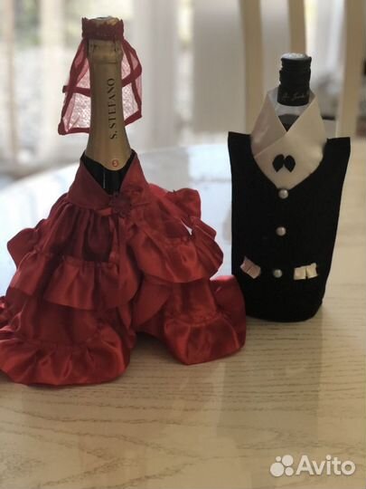 Свадебные быки/чехол на бутылки