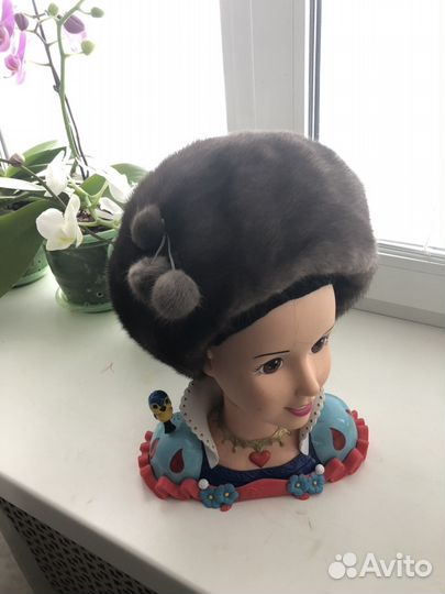 Норковый берет