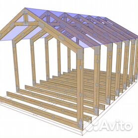 Стропильная система для деревянного дома: проект и монтаж своими руками