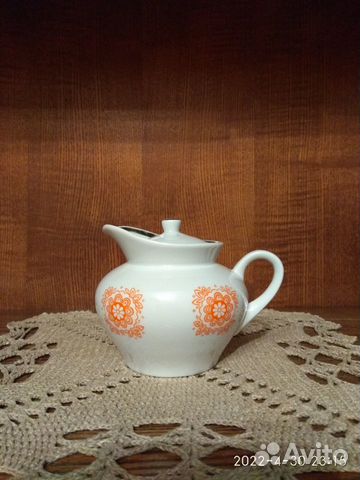 Молочник фарфоровый, з-д Пролетарий