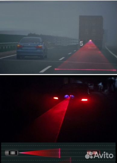 Лазерный стоп сигнал на любой автомобиль