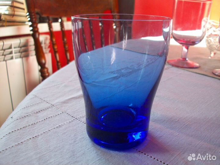 Стеклянные хрустальные стаканы стопки СССР от