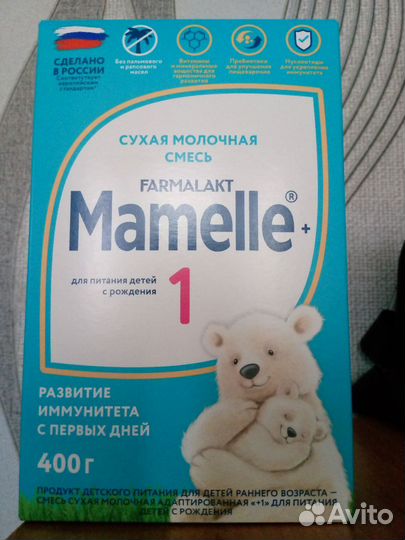 Детская смесь Mamelle+ 1
