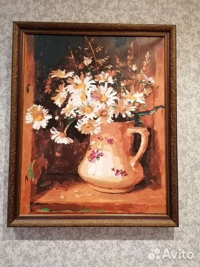 Ромашки Картина акрил 40*50