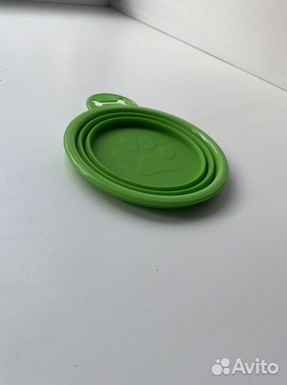 Складная силиконовая миска для животных