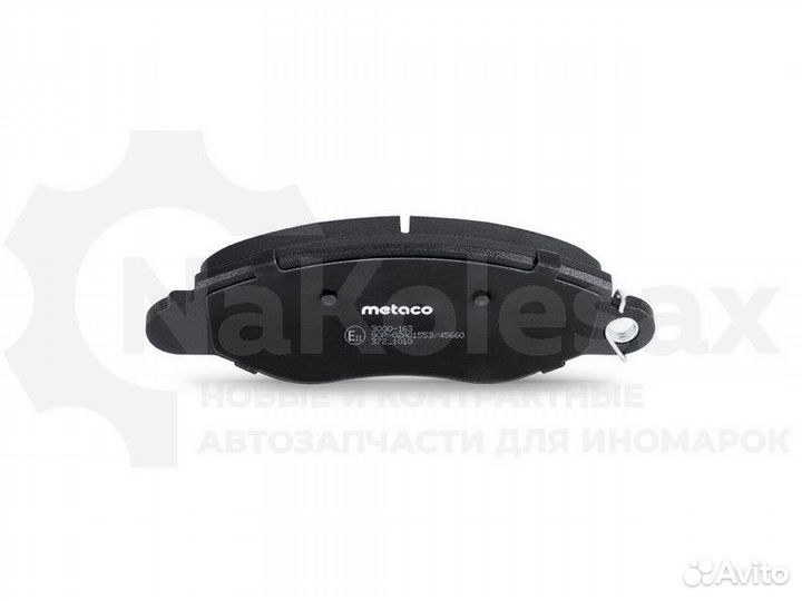 Колодки тормозные передние к-кт Metaco 3000-163