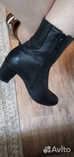 Ботинки кожаные 39-40