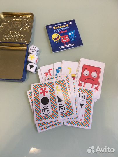 Настольная игра веселый, грустный, злой 3+