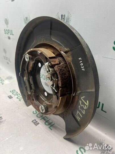 Кожух тормозного диска (пыльник) задний левый