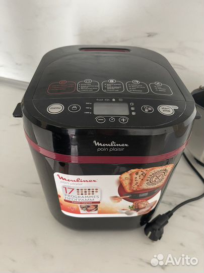 Хлебопечка Moulinex OW2208 Pain Plaisir, черный