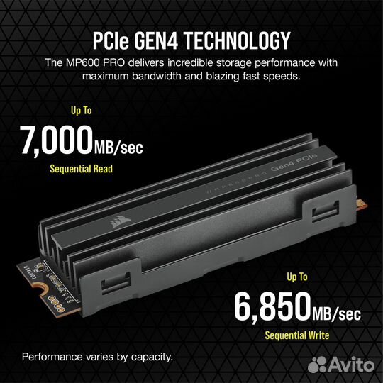 SSD Corsair MP600 Pro (cssd-F2000gbmp600PRO) 2TB