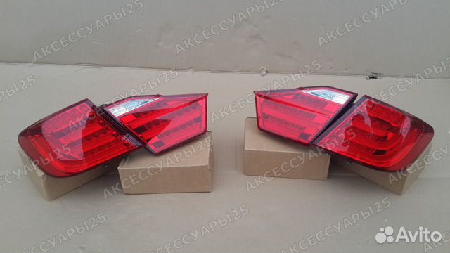 Стопы LED тюнинг Toyota Camry v50 2011-2014г Красн