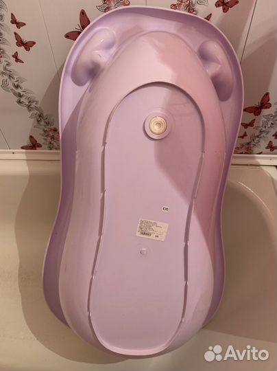 Ванна с горкой и термометром