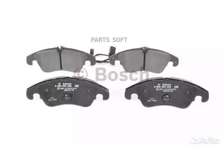 Bosch 0 986 494 259 Колодки audi A4/A5 1.8-3.2FSI
