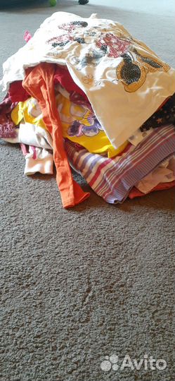 Большой пакет вещей на девочку