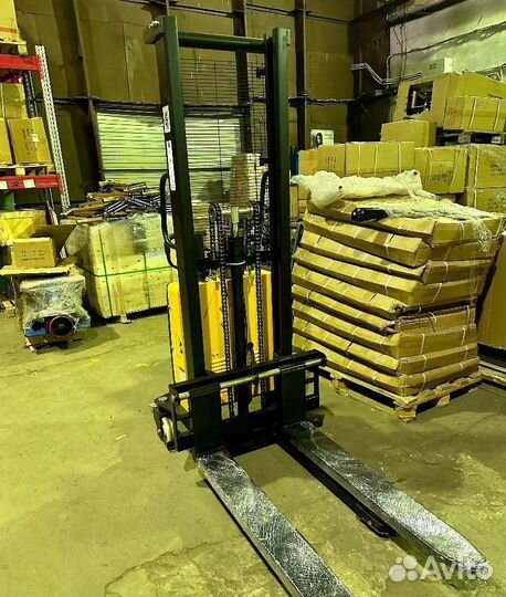 Штабелер гидравлический с электроподъемом