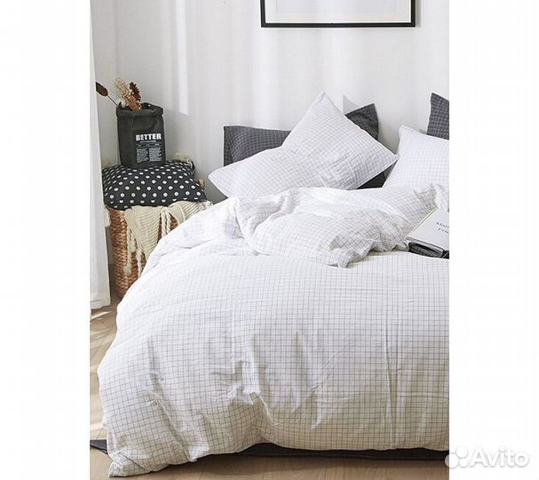 Постельное белье GoodNight Wash Cotton евро (с нав