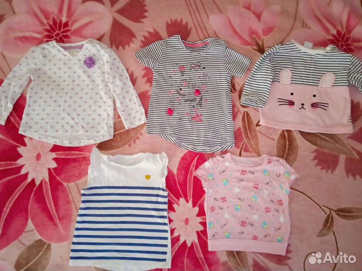 Детские вещи пакетом для девочек 74-80-92р