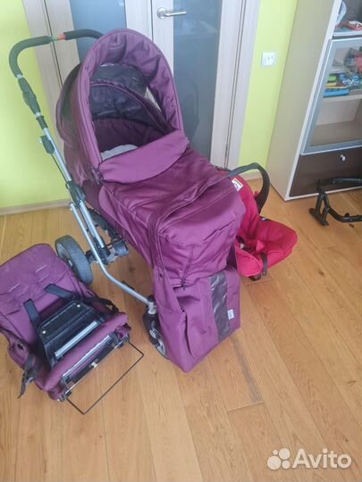 Коляска 2в1 с автокреслом
