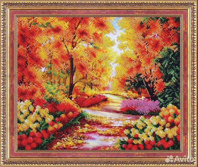 Набор для вышивания бисером метрика