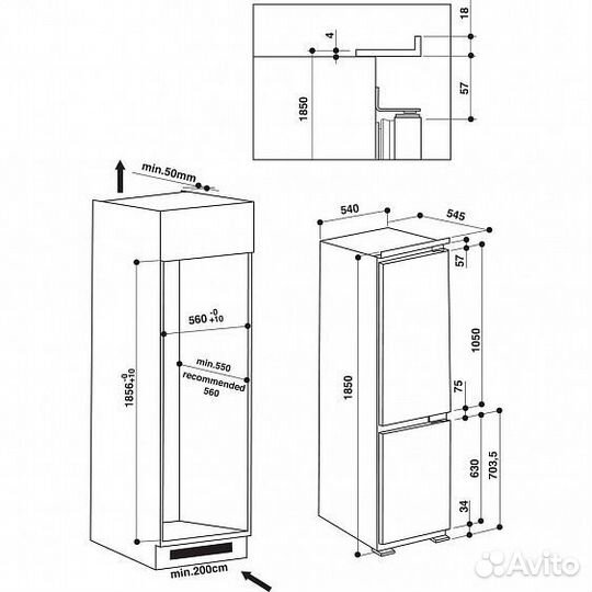 Холодильник hotpoint-ariston BCB 7525 AA (RU)