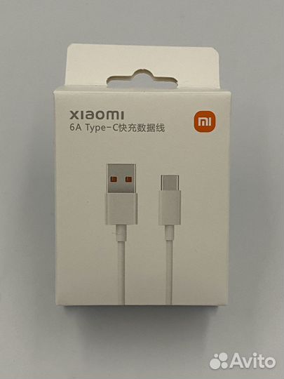 Кабель Xiaomi 120W 6A USB - TypeC