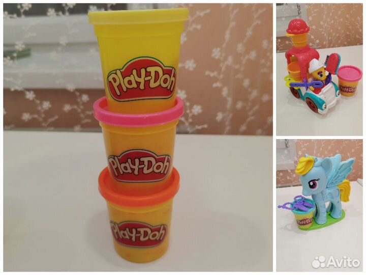 Пластилин Play doh, наборы для лепки