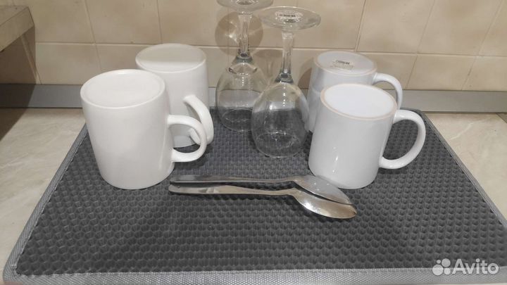 Коврик для сушки посуды Эва, под миску лоток