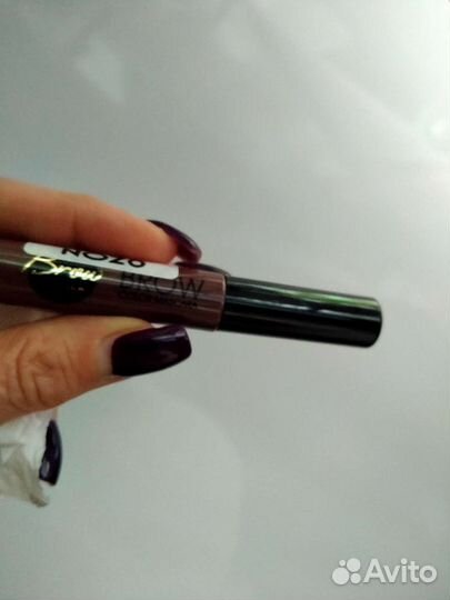 Тушь для бровей Коричнево-серый