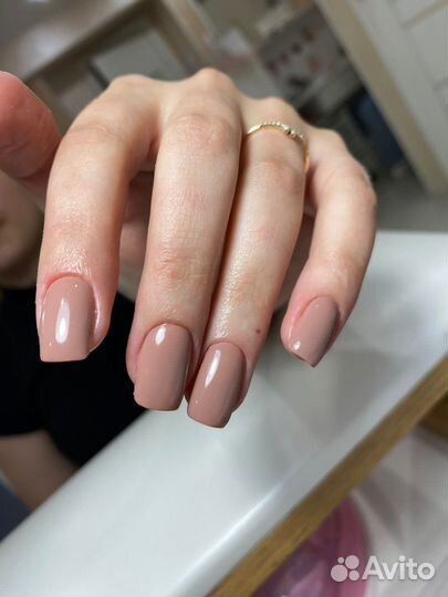 Маникюр, покрытие гель лак, наращивание