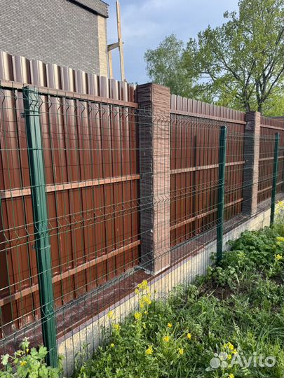 Забор сетка 3D