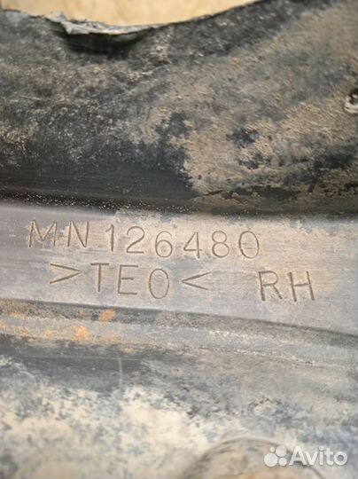 Брызговики задние к-кт Mitsubishi Lancer