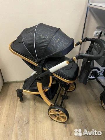 Коляска 2в1 трансформер Luxmom с сумкой новая