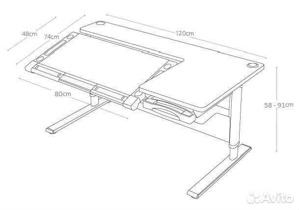 Детская парта-трансформер Comf-Pro М-18