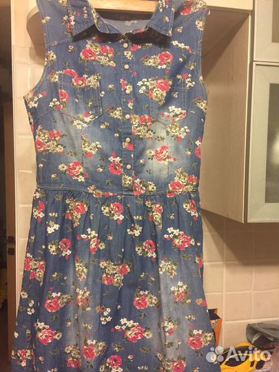 Платье джинсовое