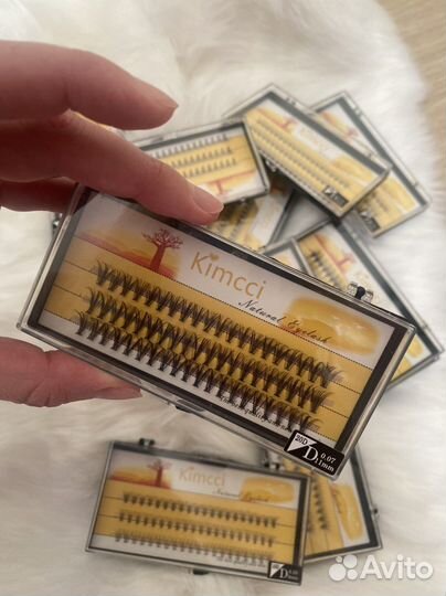 Накладные ресницы пучки
