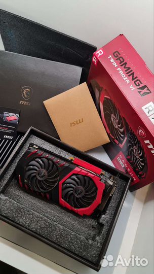 Видеокарта MSI gamingX RX 580 8gb
