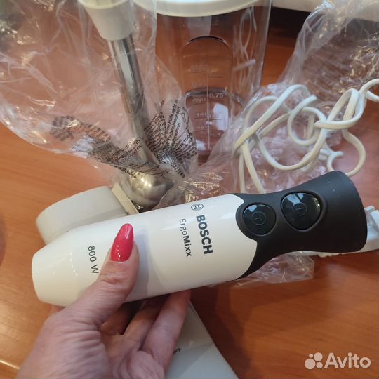 Блендер погружной bosch новый