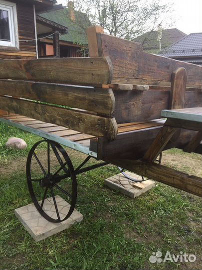 Телега-Арба старая супер люкс