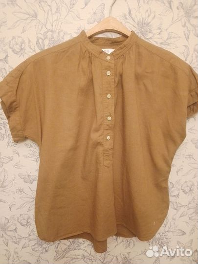Блузка uniqlo Япония лен
