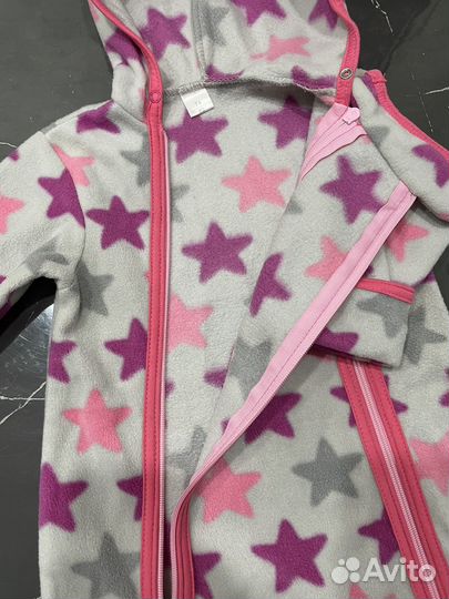 Флисовый комбинезондля девочки